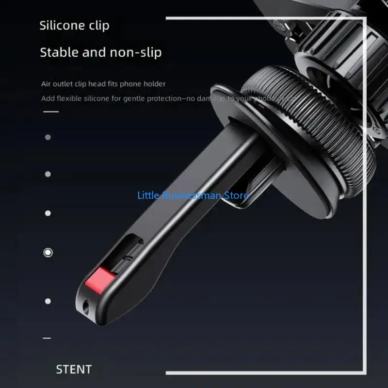 Automatisch festziehendes Autohalterungsgestell, faltbares Design für 4,0 bis 6,7 Zoll Mobiltelefone M76A – Detail 2