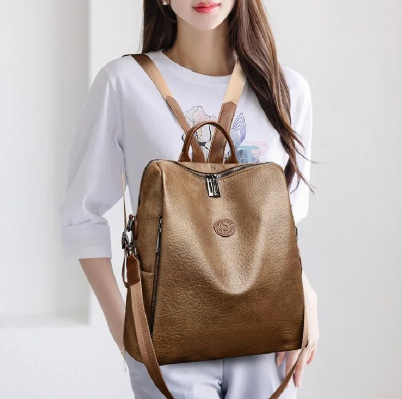 nouveaux-sacs-a-dos-de-voyage-en-cuir-classiques-de-haute-qualite-pour-femmes-grande-capacite-sacs-a-bandouliere-a-double-fermeture-eclair-sac-d'ecole-pour-ordinateur-portable