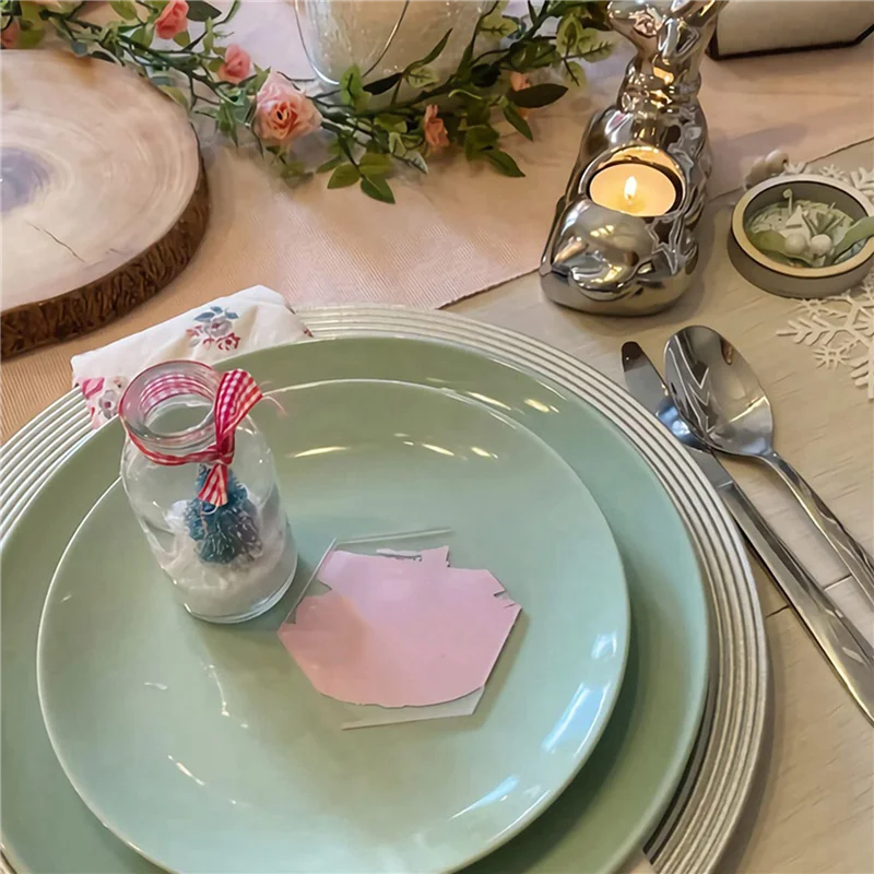 Hot Sale-100Pcs واضح الاكريليك الجدول مكان بطاقة مع قاعدة بطاقات جلوس الزفاف أسماء الضيوف علامة دعوة حفلة DIY بها بنفسك الديكور #3