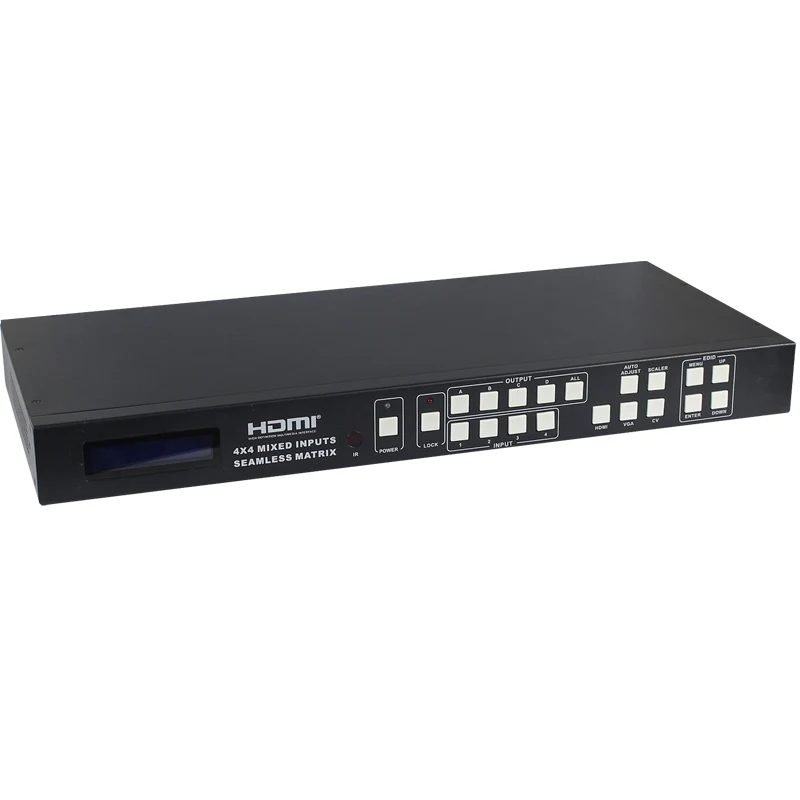 hometheatre 4x4 HDMI Seamless Switching Matrix supporting 2x2 Video Walls