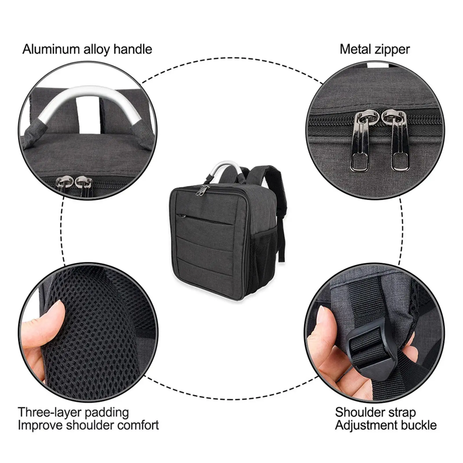 

1/18 RC Model Car Backpack Durability Adjustable Shoulder Strap Accessories