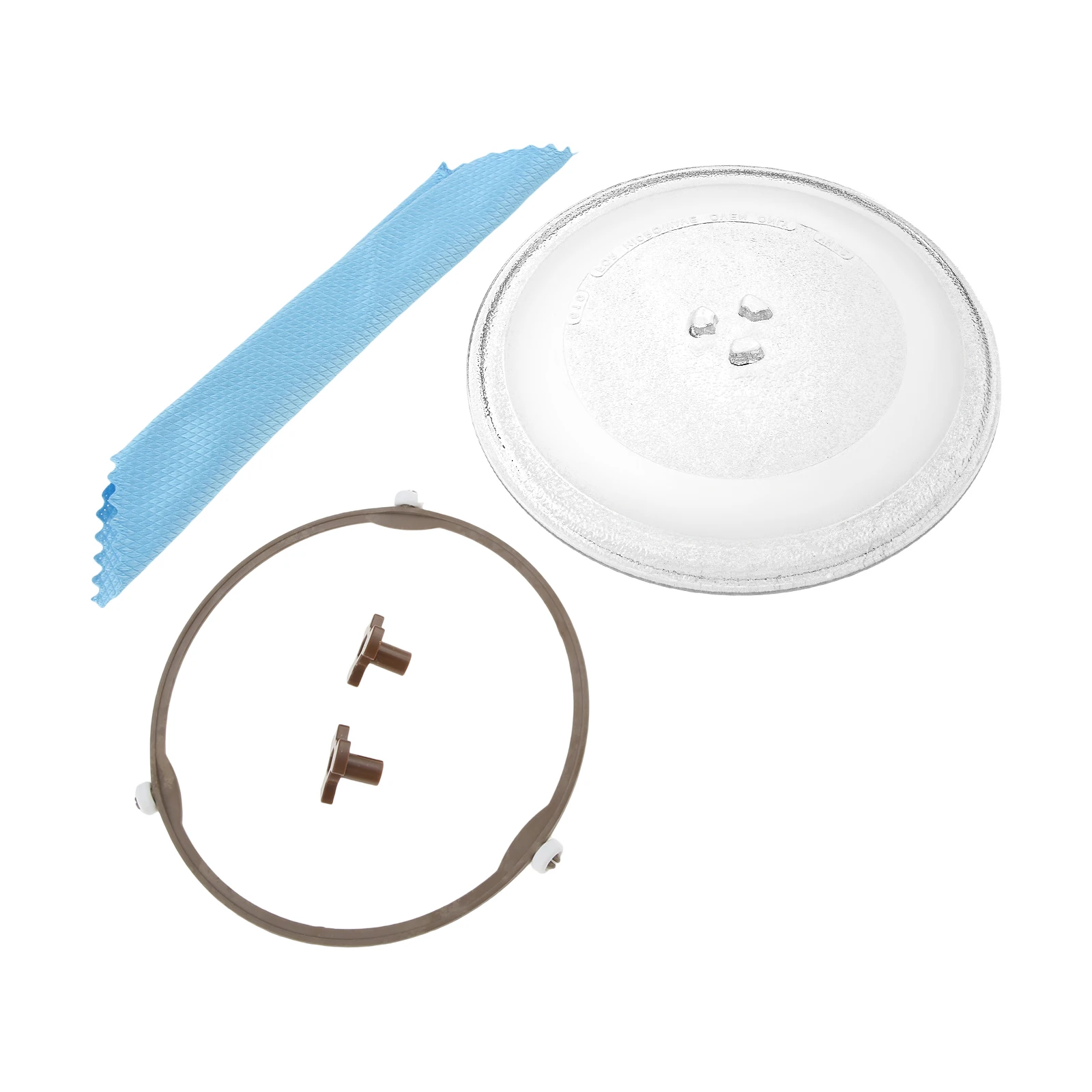 1Set Heat-Resistant Glass Microwave Plate Replacement Suitable For Reheating Defrosting Replaces For W10531726 W11367904