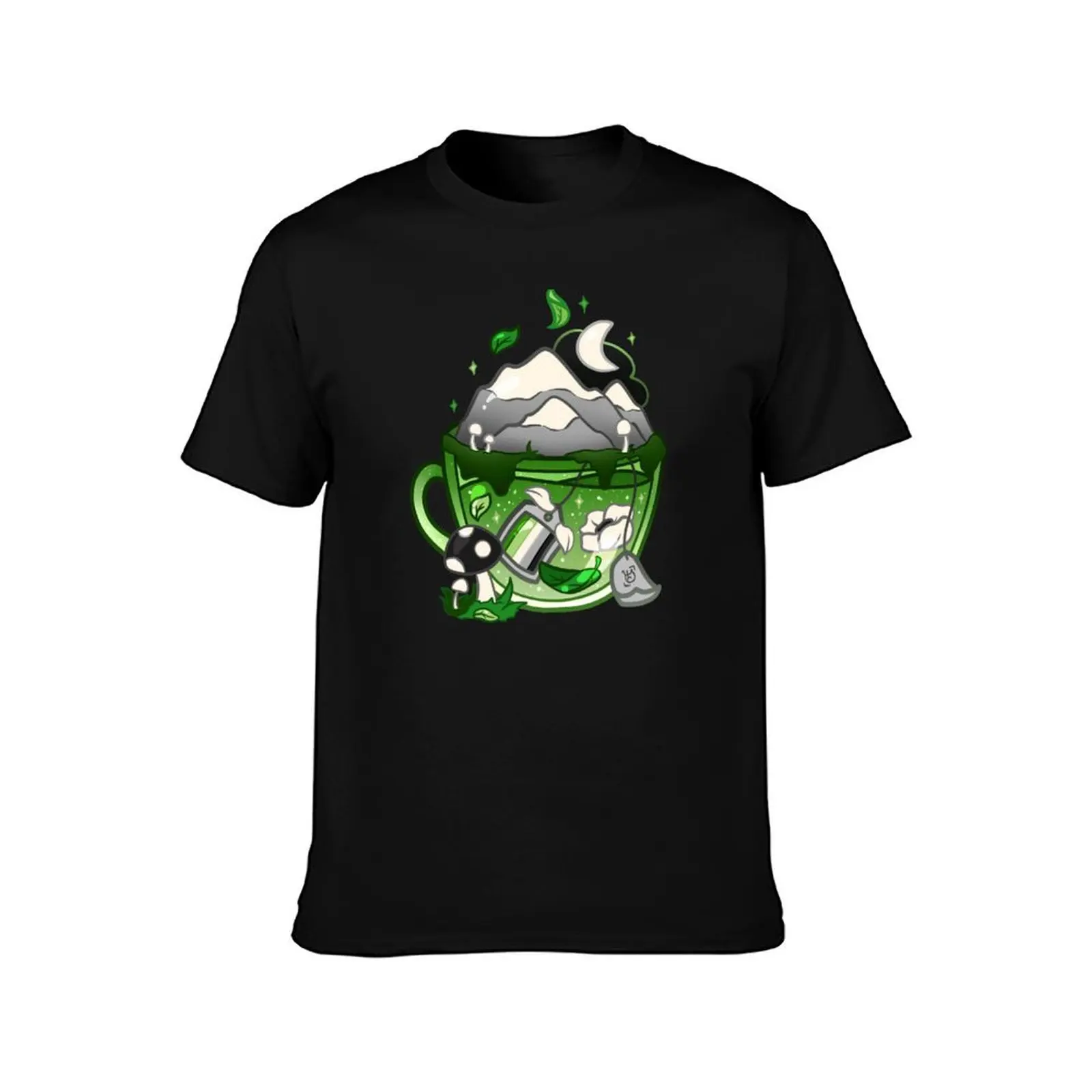 Pride Flag Teacup - Nature Aromantic T-Shirt Dry Fit Athletic Short Sleeve Shirt