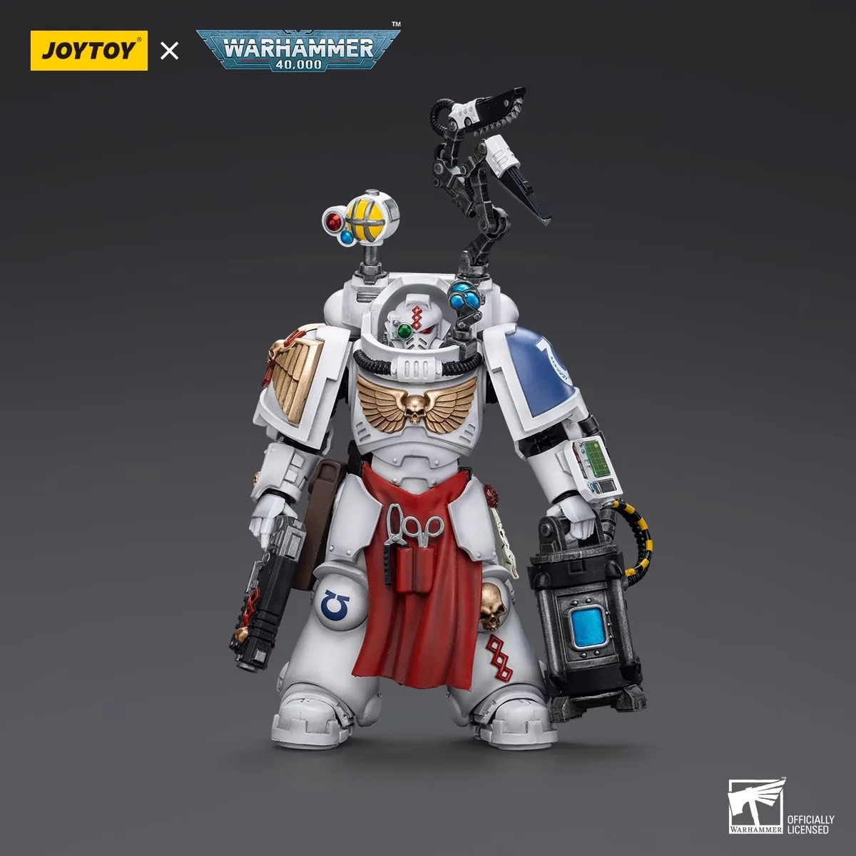 JOYTOY Warhammer 40K figurines 1/18 Ultramarines apotécaire Biologis modèle jouet garçon cadeaux 3.75 pouces
