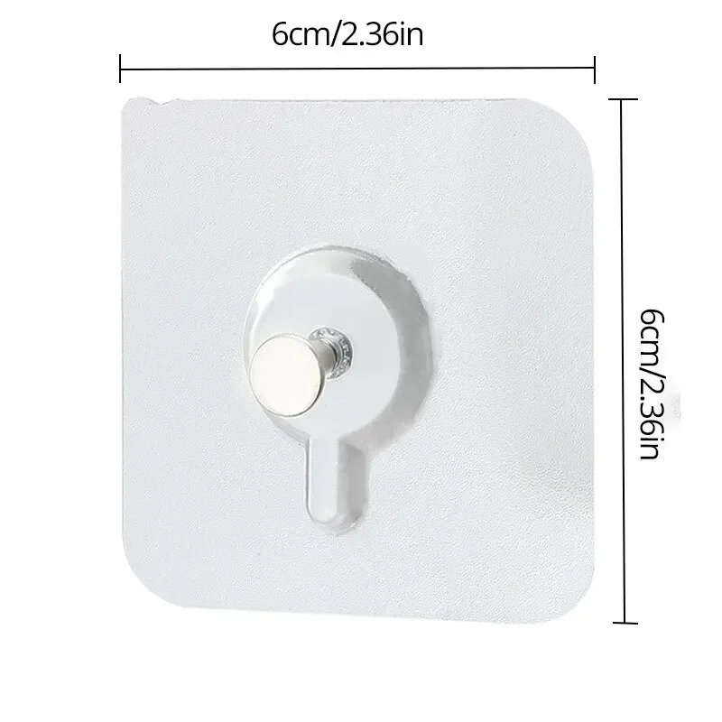 أظافر حائط شفافة ذاتية اللصق ، مسمار متعدد الأغراض ، صورة بدون أثر ، إطار مرحلة جدارية ، أظافر رسم معلقة ، 10 أو #6