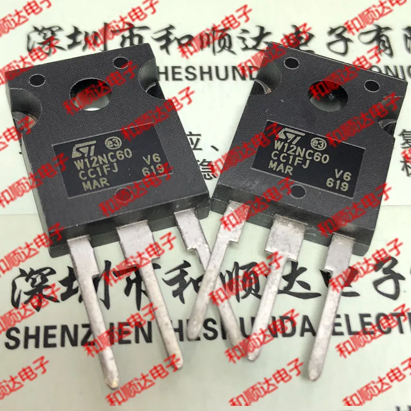 Original New / 5pcs / STW12NC60 W12NC60  TO-247 600V 12A