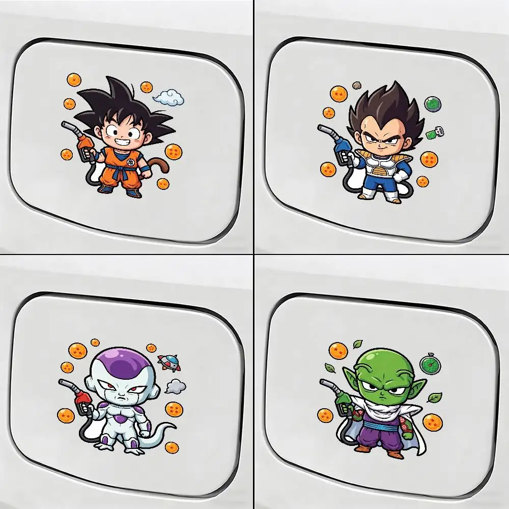 

FOR DRAGON BALL GOKU Car Fuel Tank Cap Sticker Funny Auto Decal Waterproof Vinyl Sticker