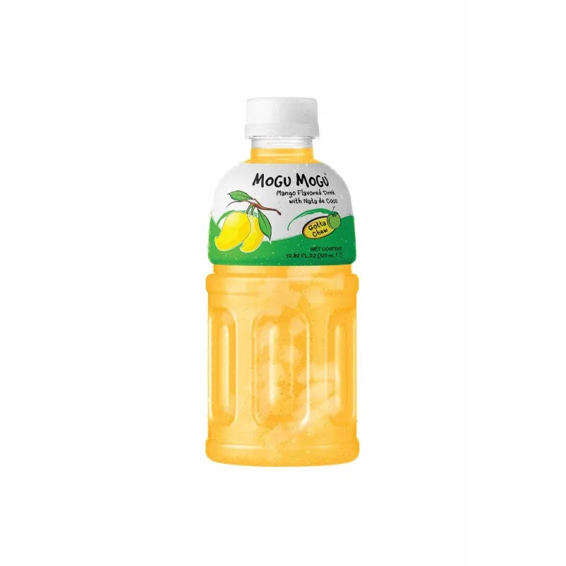Pack 8 - Bebida masticable Mogu Mogu sabor Mango/Melón/Mora/Sandía