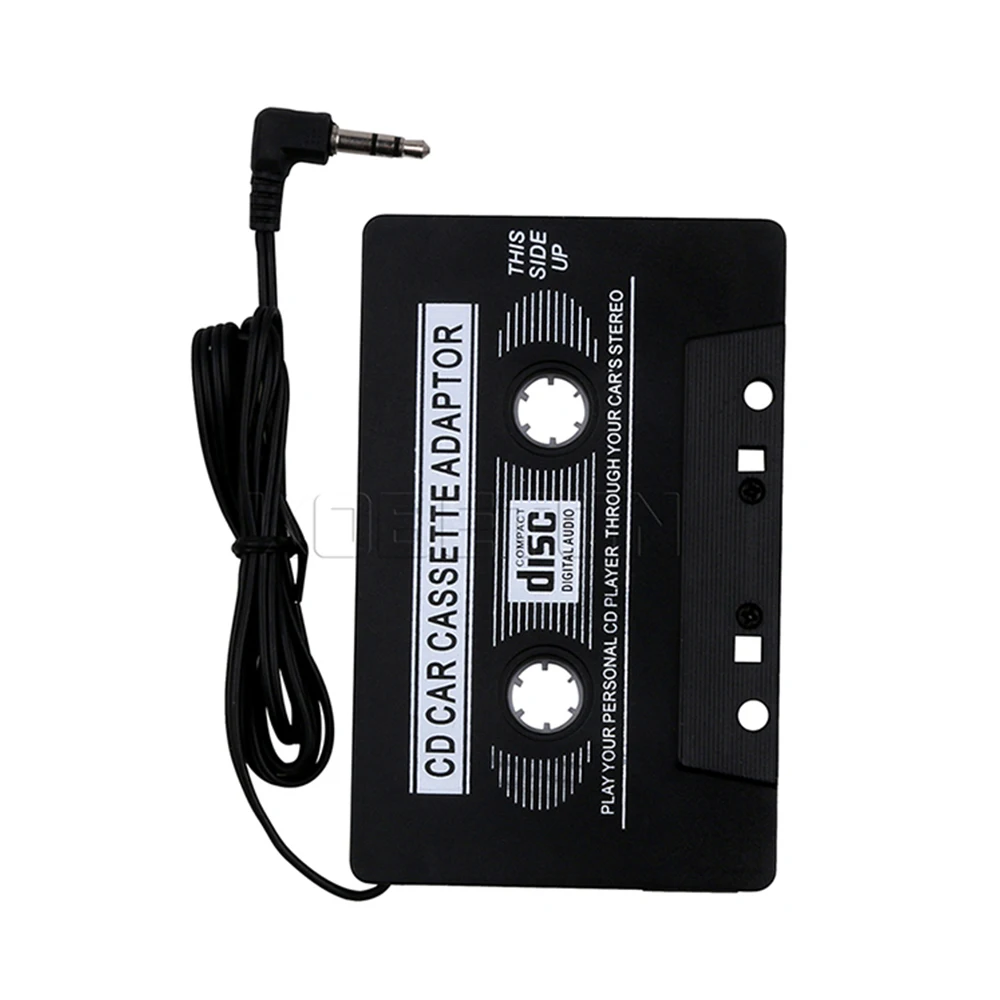 

Universal Car Cassette Tape Adapter Cassette Mp3 Player Converter 3.5mm Jack Plug For iPod For iPhone AUX Cable CD Player