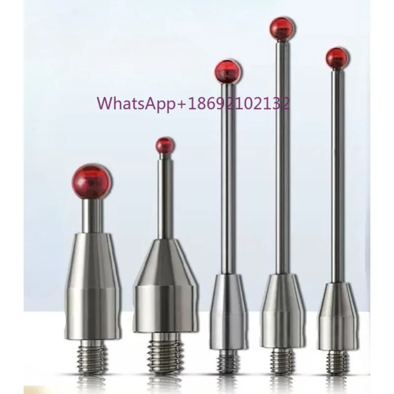 CMM Probe M4 Thread 6.0mm Ruby Ball Tungsten Carbide Stem L20mm for A-5003-4796