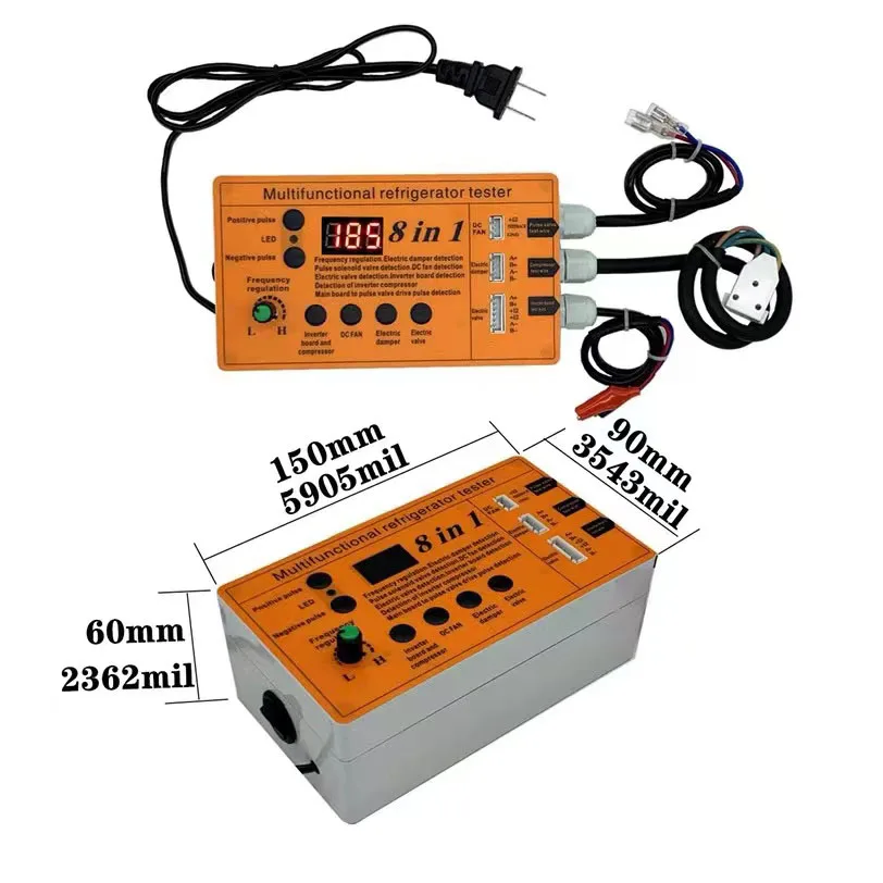 Inversor Frigorífico Detector Multifuncional Frigorífico Tester Pulso Solenóide Válvula Teste em 1