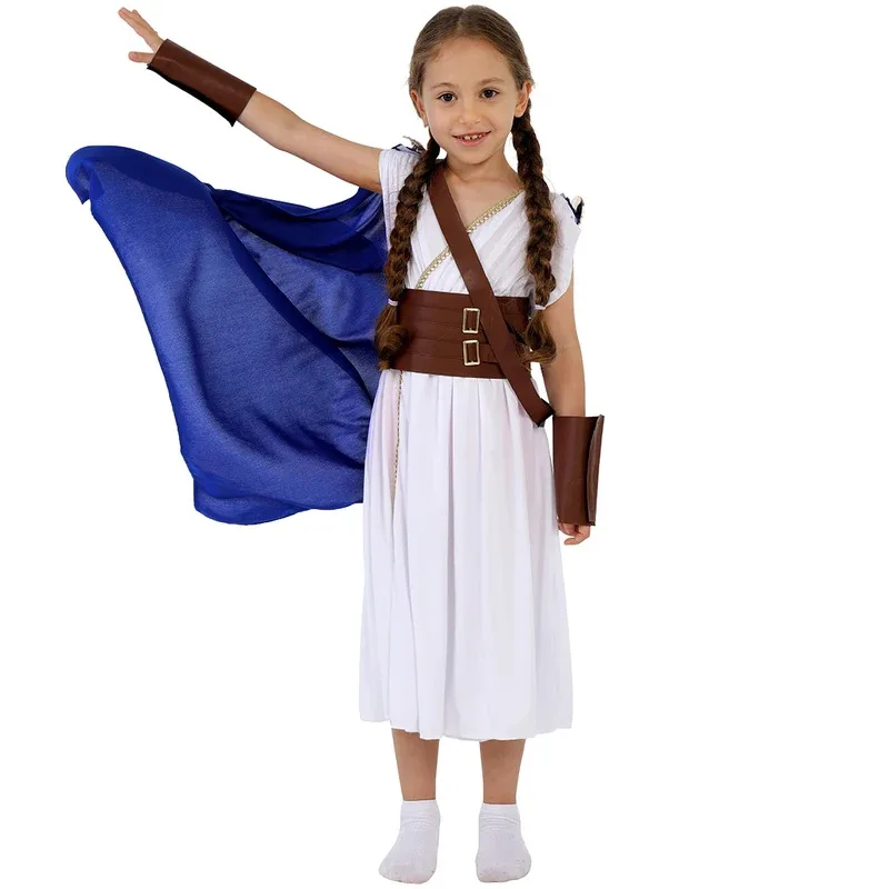 

Umorden Greek Moon & Hunting Goddess Artemis Cosplay Costume Girls Child Kids Purim Book Week Halloween Fancy Dress