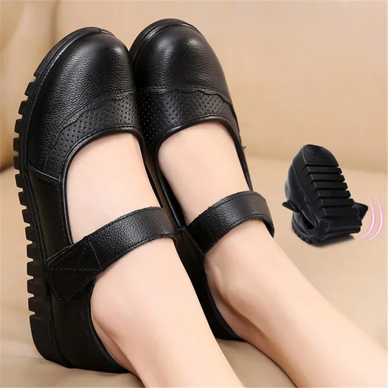 BEYARNE Appartamenti Mocassini Slip on Mocassini Genuino Scarpe di Cuoio di Balletto di Modo Casual Delle Signore Scarpe Scarpe Morbide Scarpe Da