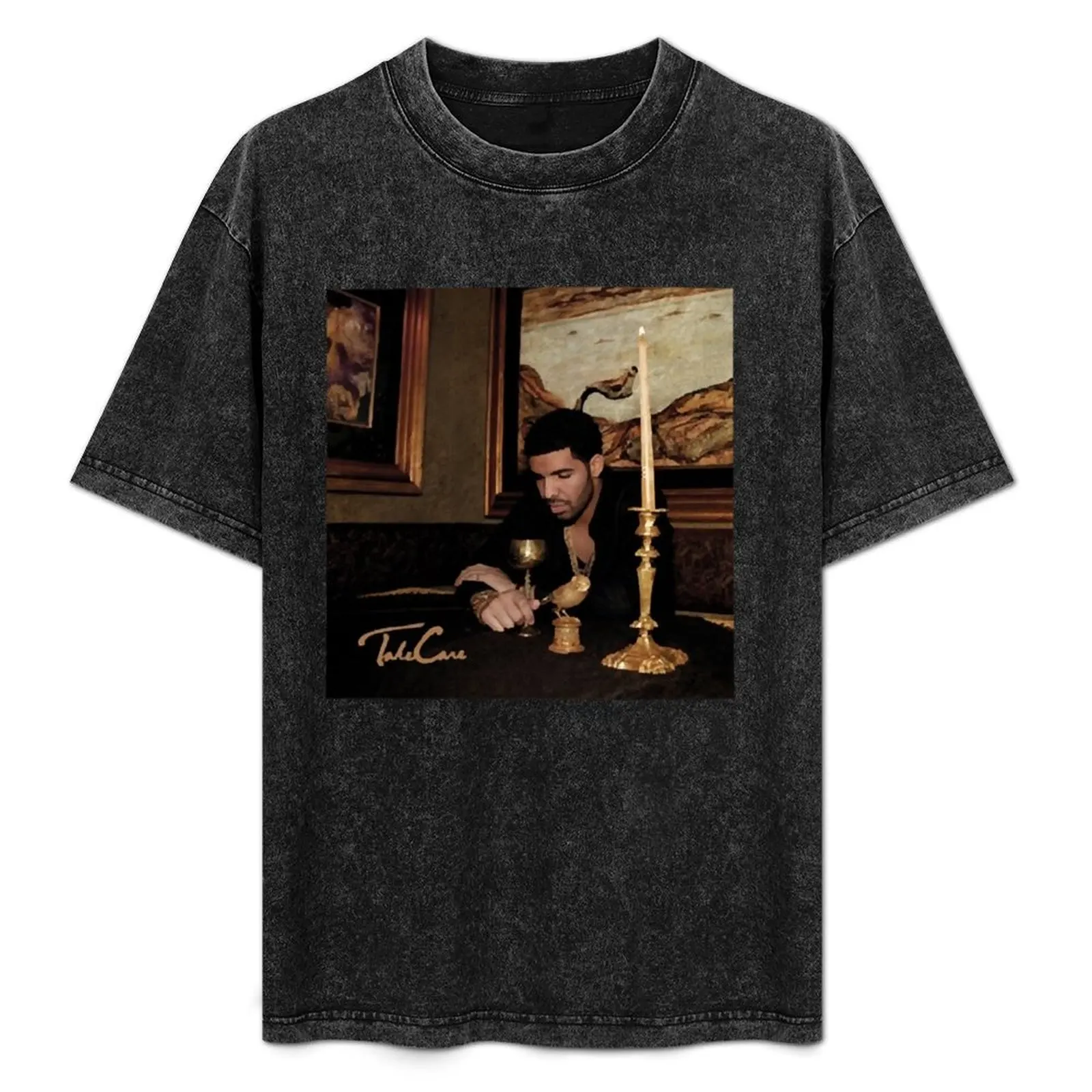 

Drake Take Care T-Shirt Casual Loose Daily Wear T-Shirt
