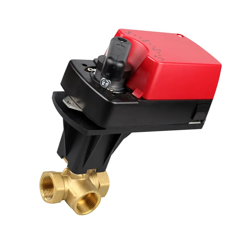 

DN20 3 Way Electric Ball Valve Actuator Control Pressure Motor Rotary Electric Water Valve