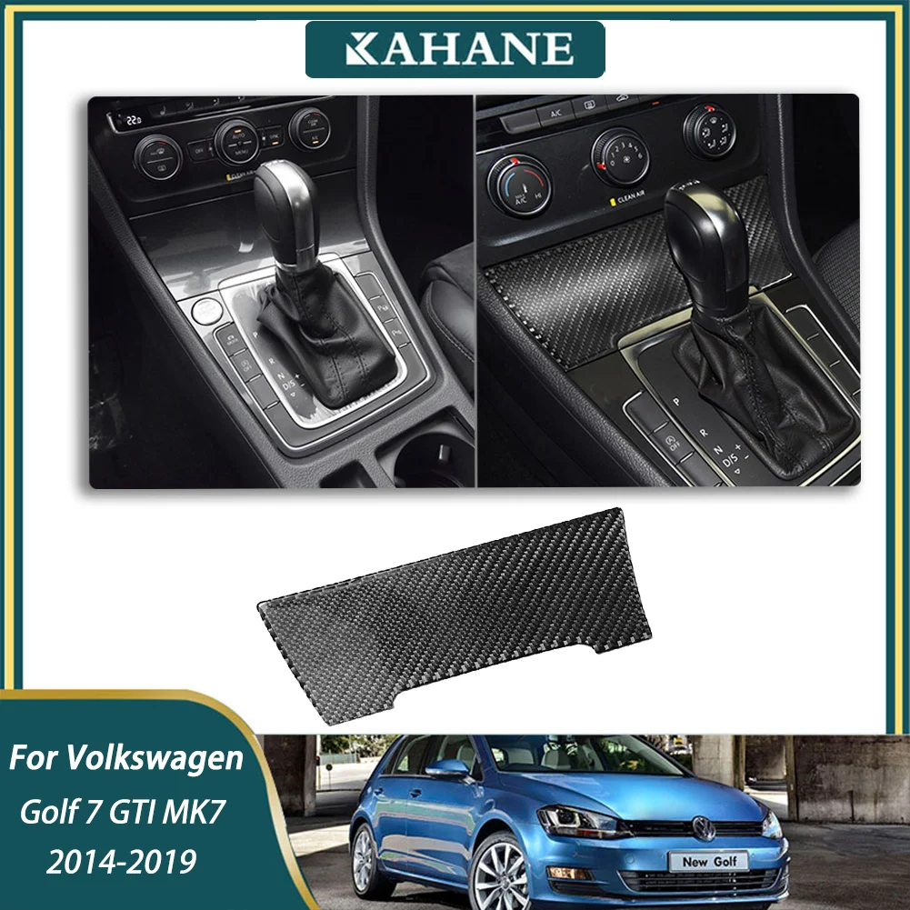 

Easy-Install Carbon Fiber Stickers - Car Interior Upgrade for Cigarette Lighter Panel For Volkswagen Golf 7 GTI MK7 2014-2019