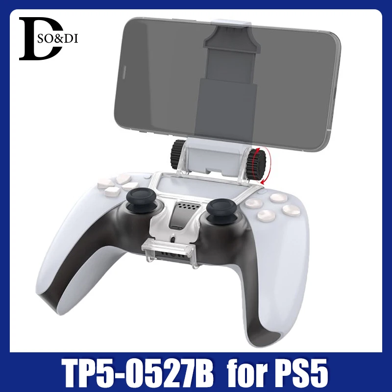 For PS5 Controller Accessories Mobile Phone Clamp Clip Holder Smart Phone Grip Mount Stand Bracket Angle Adjustment