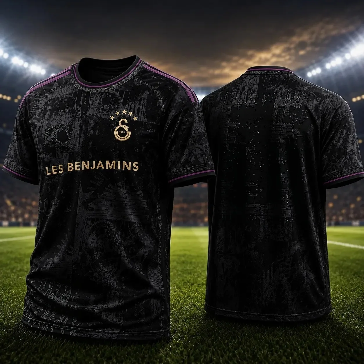 2026-27 New Galatasaray Men's Jersey 3D Printed Y2K Comfortable Casual Quick Drying T-shirt Suitable for Daily and Training Wear