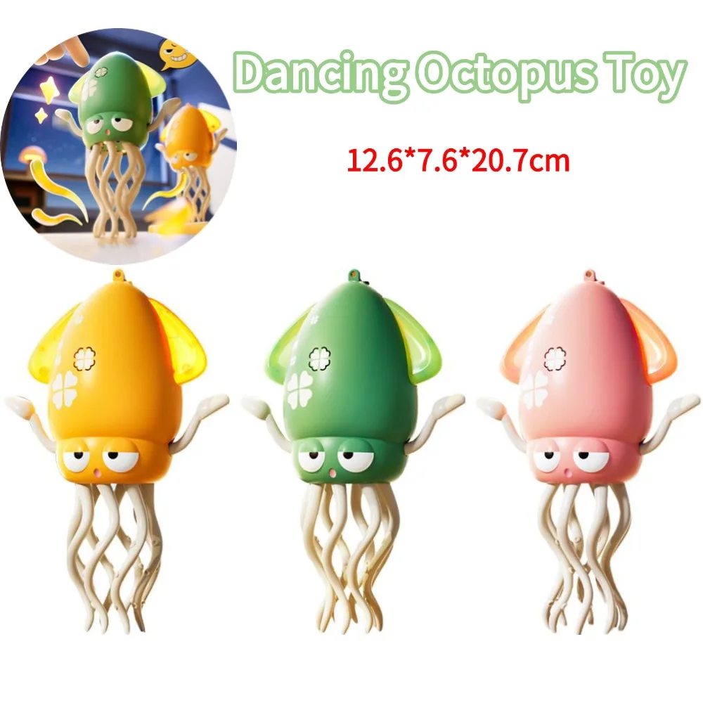 Dancing Octopus Ornament Electronic Pet Cartoon Interactive Development Moving Auatic Obstacle Avoidance Eight-Armed Toddler Toy