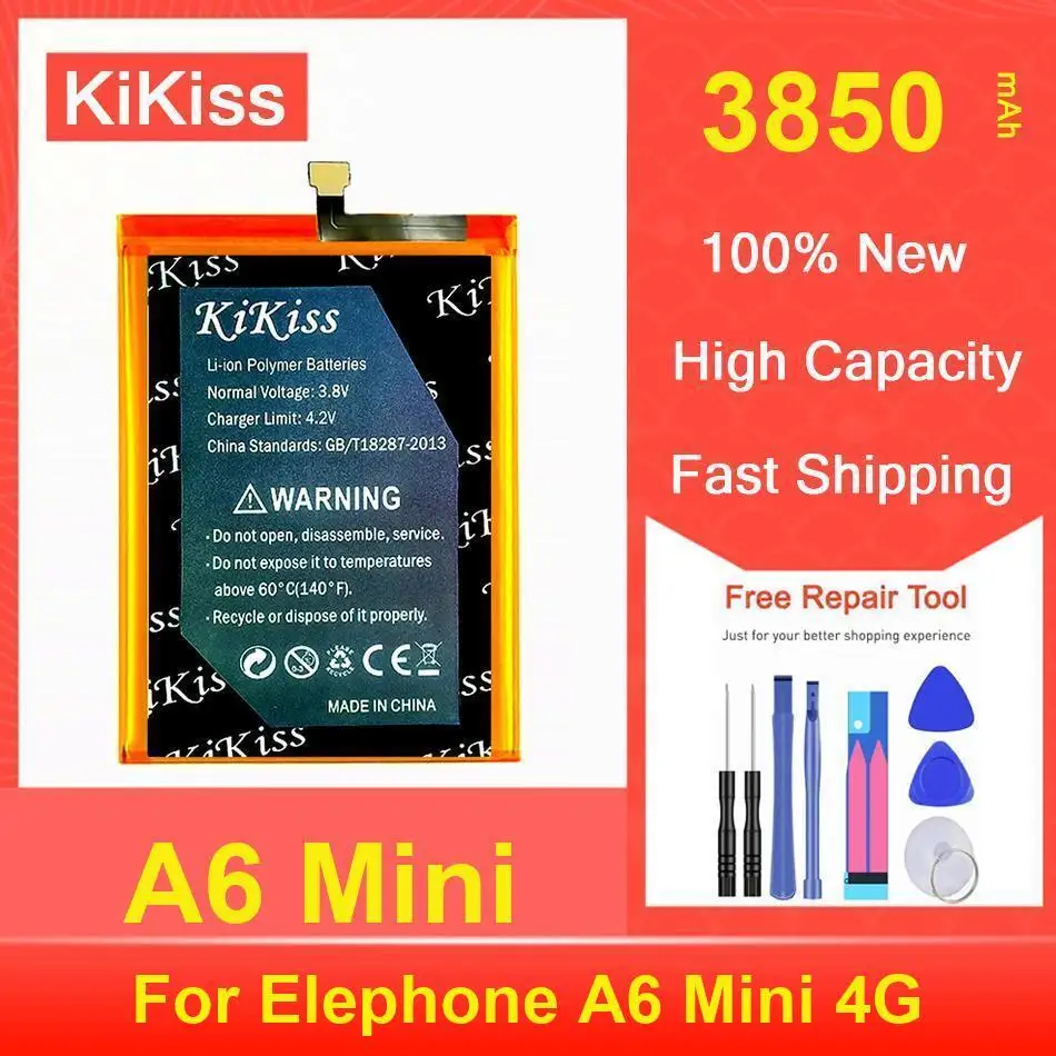 

Аккумулятор Kikiss 3850 мАч A6 Mini для Elephone 4G