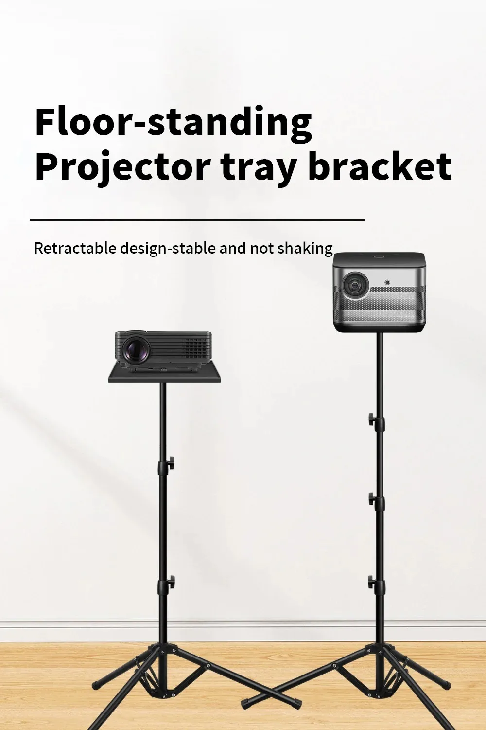 1pcs Projector Tripod Tray Holder For Projector Monitor Smartphone Camera Laptop Microphone Equipment