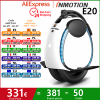 EU Stock INMOTION E20 Dual Wheel Electric Unicycle 20km/h Speed 450W Power 54.6V Battery 30Km Range Balancing Vehicle Unicycle