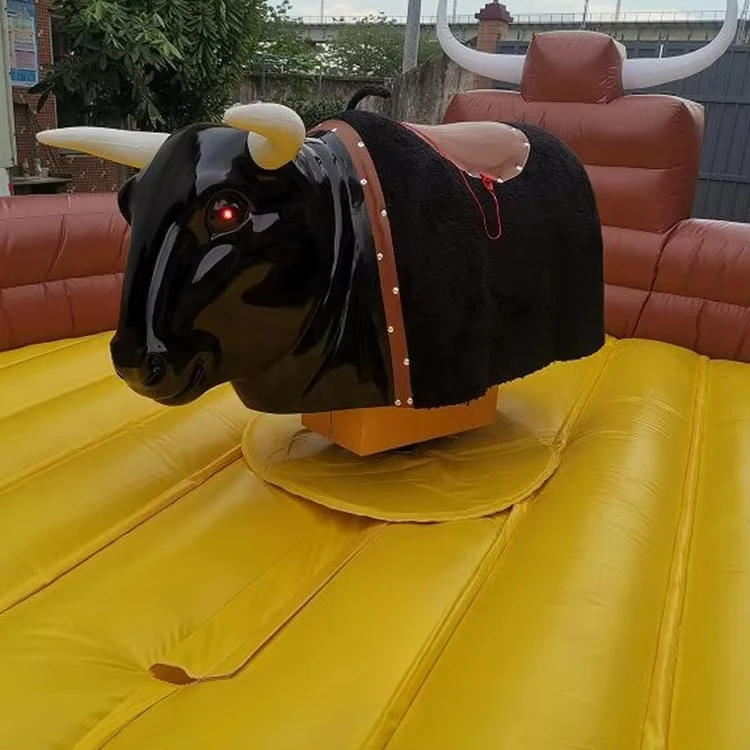 Juegos para adultos comerciales Toro mecánico Montar Rodeo Control de máquina Toro mecánico inflable Rodeo