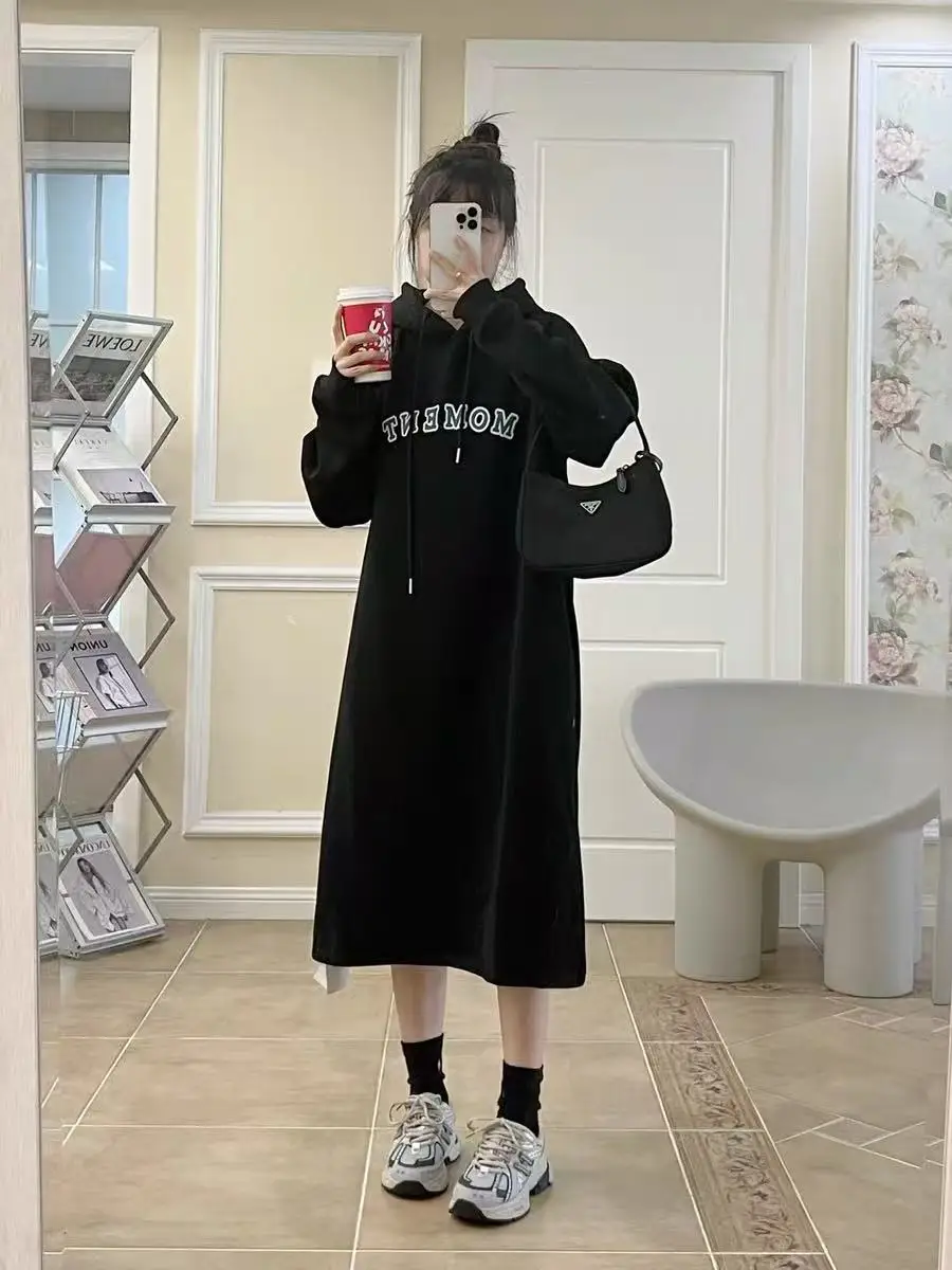 Abiti da donna Abito a maniche lunghe Modale estivo Vestibilità ampia con coulisse Smock Leggero Semplice Facile Dolce Giovane Alla moda Quotidiano