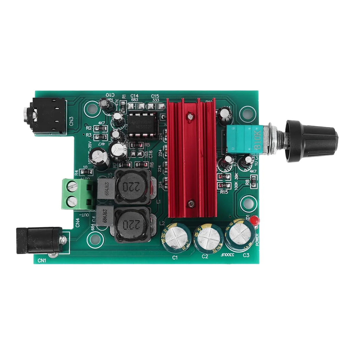 Eindversterker Board Hoge Gevoeligheid Mono TPA3116 Subwoofer Versterker Module met NE5532 OPAMP-BtLife