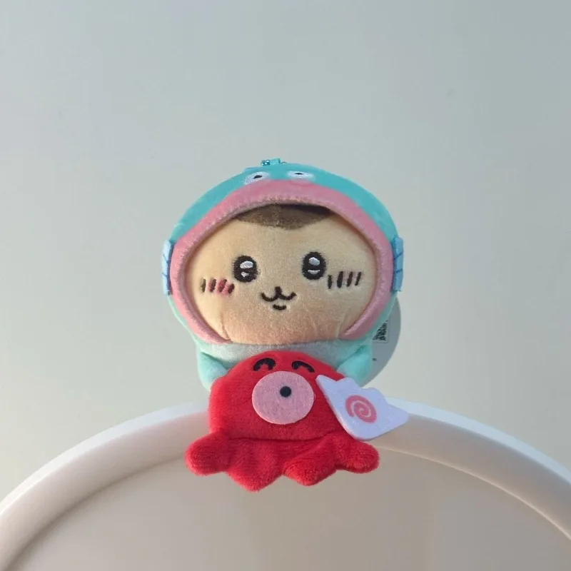 MINISO Chiikawa Hachiware Usagi Kawaii Anime Cartoon Plush Pendant Doll Doll Fashion Trend New Accessories Gifts for Girls Cute