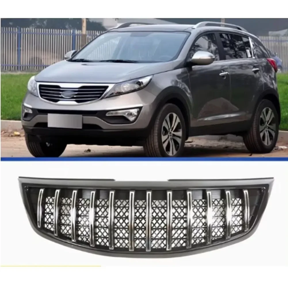 Front Bumper Accessories Grid Modification for 2012-2015 KIA Sportager Front grille