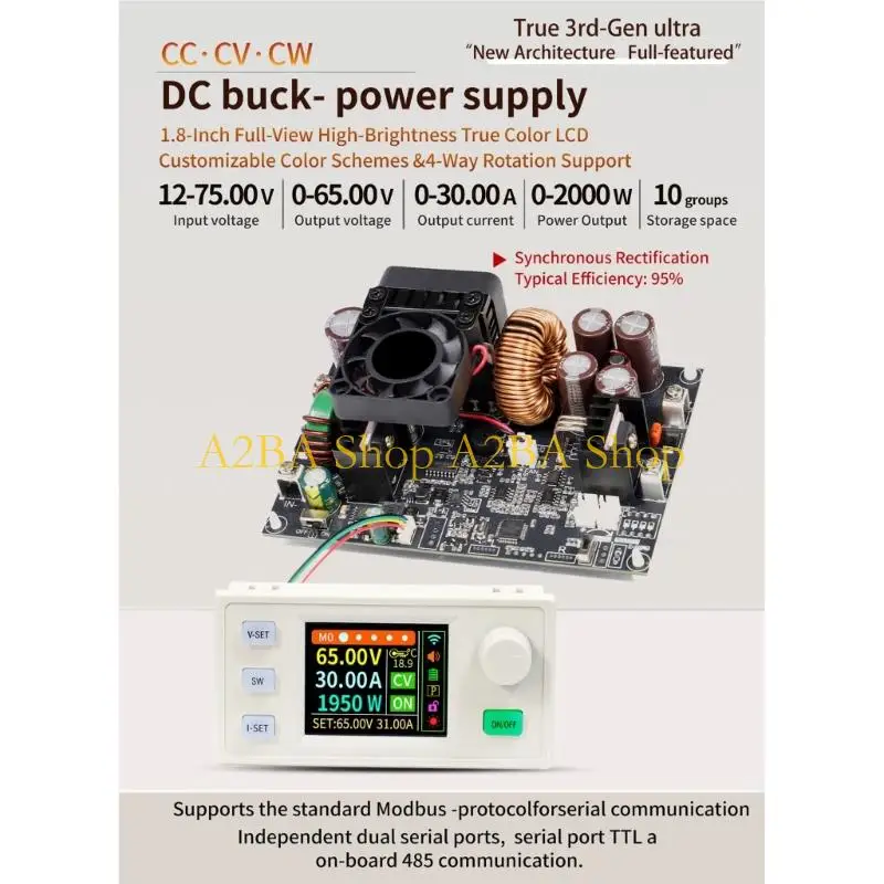 

A2BA Intelligent Power Supply Module Feature Double Serial port MODBUS Anti Backflow and Auto Charging Stop for Safety