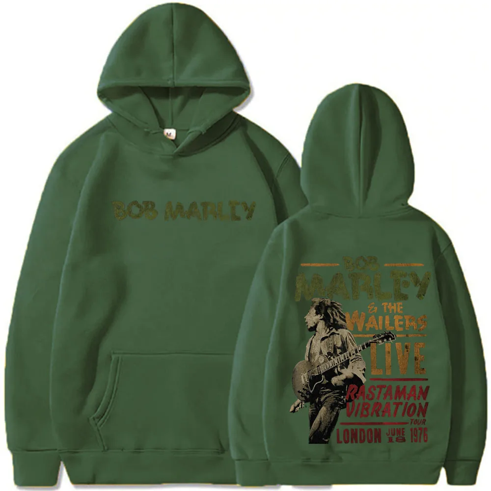 Wailers Live Bob Marley Hoodie Bob Marley One Love 2024 Hip Hop Hoodies Sweatshirts