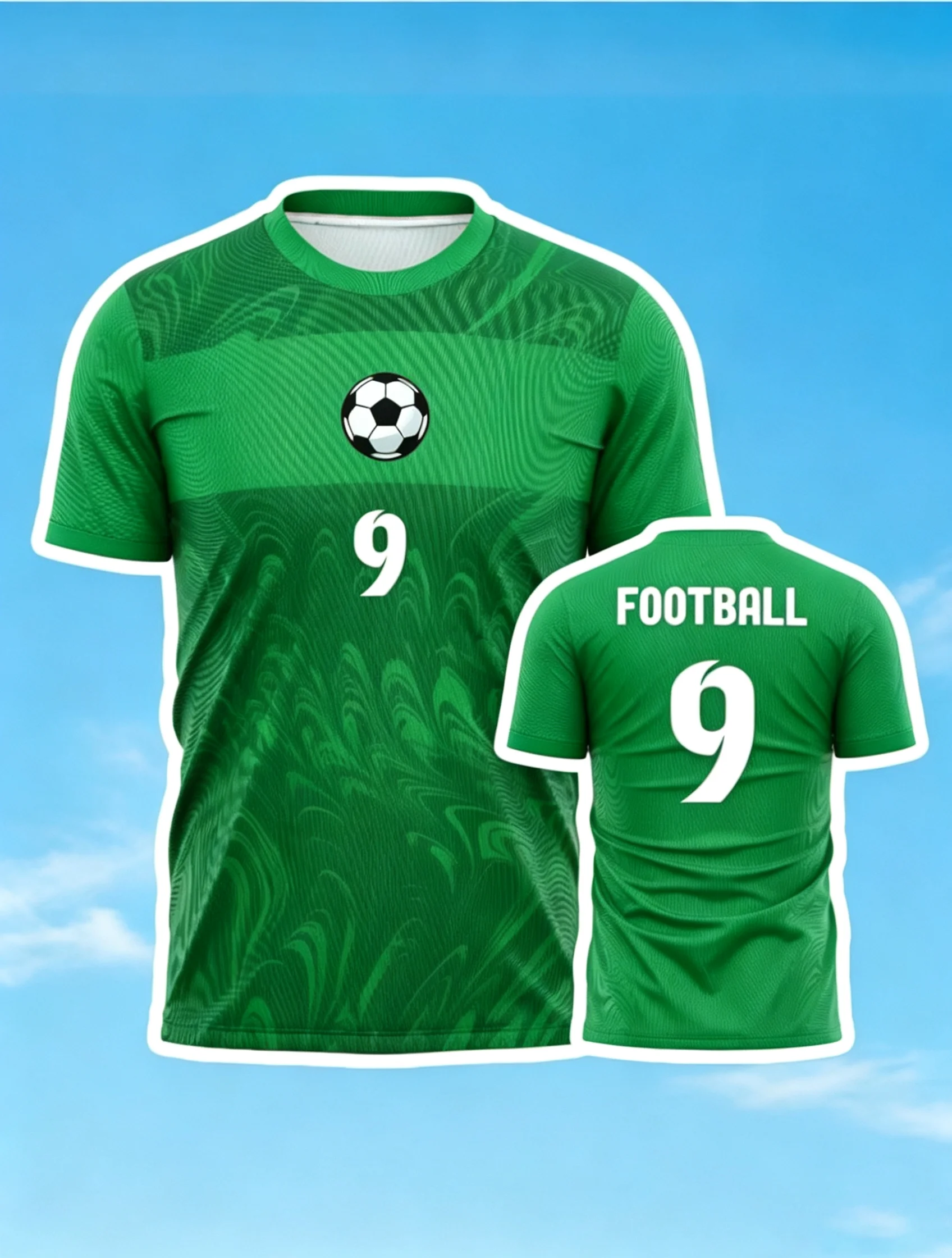 Classic Fan Edition T-Shirt with Trendy Print - Unisex Sporty Short Sleeve Sweatshirt