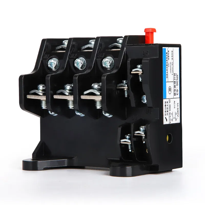 Thermal overload relay JR36-20/63 three-phase temperature thermal relay thermal protection relay 4A6A10A25A32A