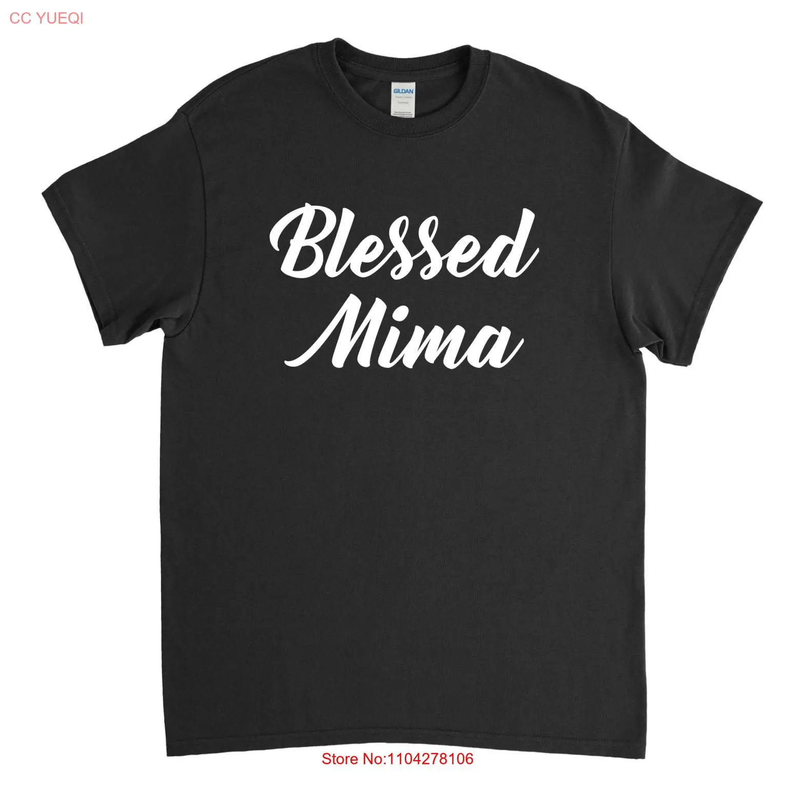 

Mima T Shirt Blessed Mothers Day Pregnancy Reveal long or short sleeves