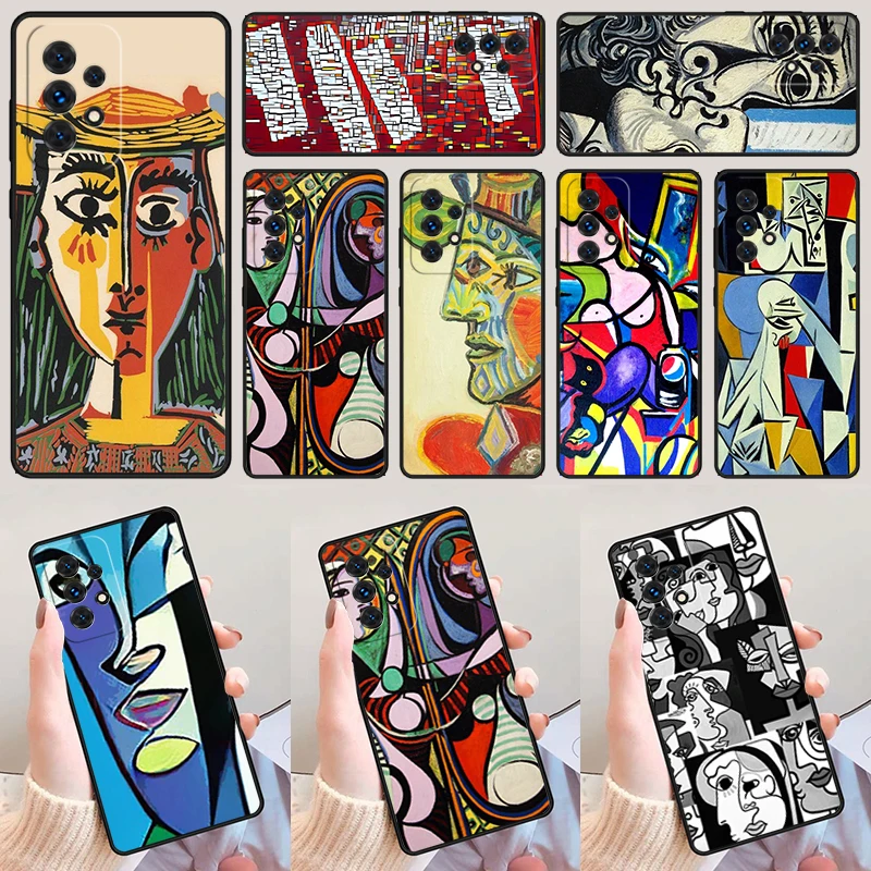 Picasso Abstract Art Painting For Samsung A52 A72 A73 A20e A21S A50 A70 A11 A12 A42 A31 A40 A51 A71 A32 A80 A91 Phone Case Cover