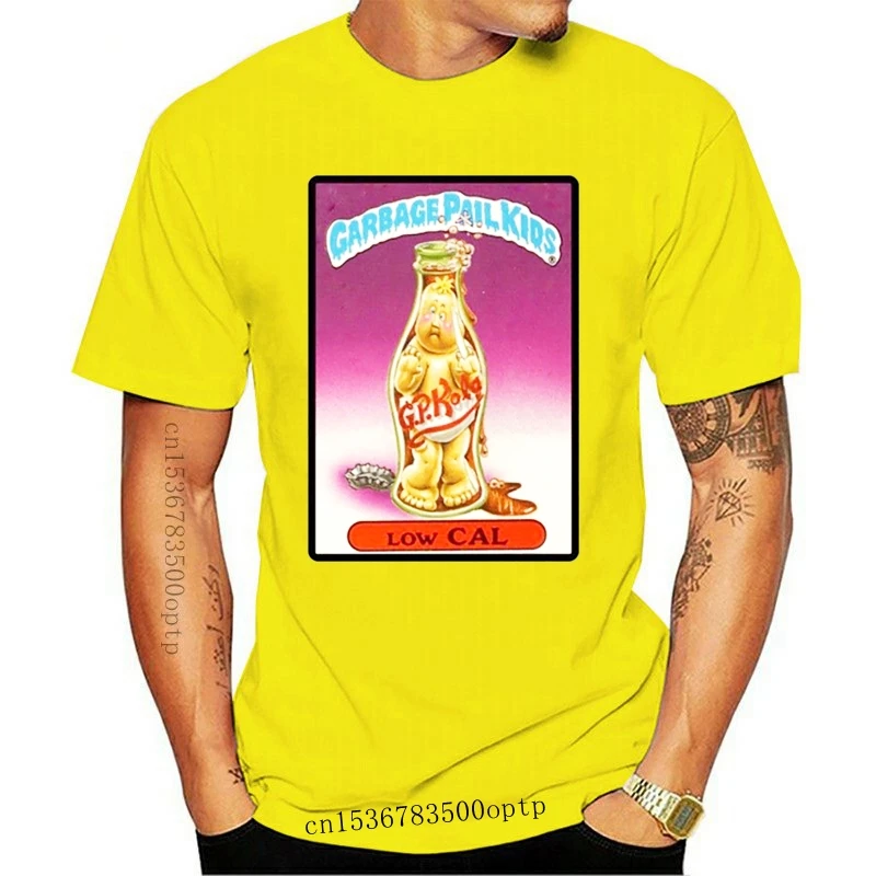 Mens Clothes Garbage Pail Kids Low Cal T Shirt Custom Made Tee Shirt