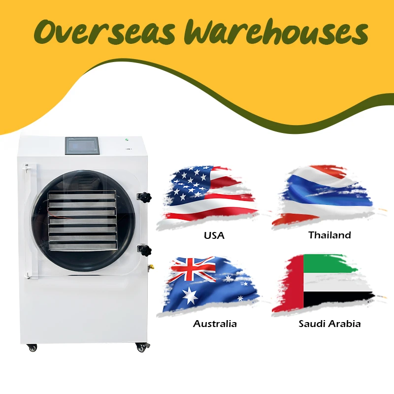 30Kg/Batch 2.5 Square Meter Large Vacuum Sublimation Food Candy Fruit Vegetable Freeze Dryer 30Kg Household