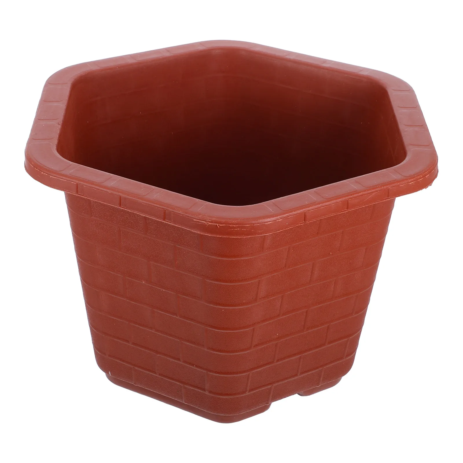 

Hexagonal Flowerpot Pots Clay Plant Planter Green Dill Plastic Raw Material Chinese
