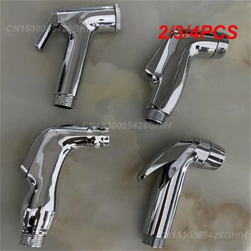 2/3/4PCS Hand-held Toilet Spray Gun High-quality Durable Abs Material Electroplating Household Irrigator Body Cleaner Well-made