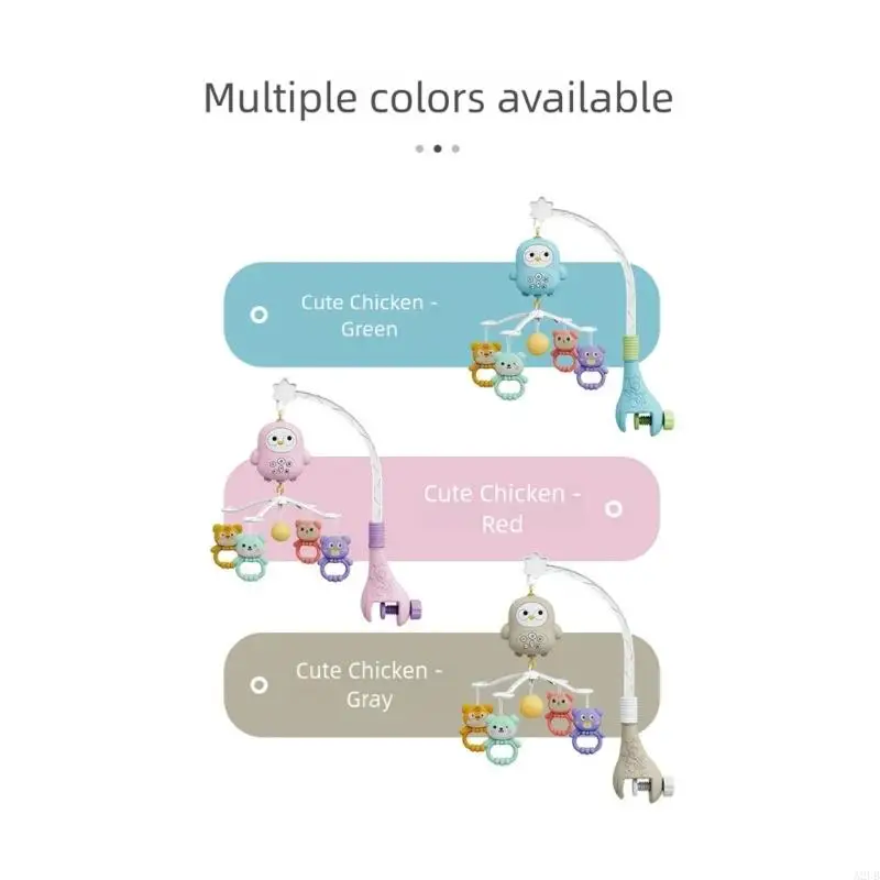 Trẻ Sơ Sinh Âm Nhạc Động Cũi Đồ Chơi Xoay Có Thể Tháo Rời Lục Lạc Miếng Dán Giấc Ngủ Cho Bé Đồ Chơi Mọc Răng Làm Dịu Phụ