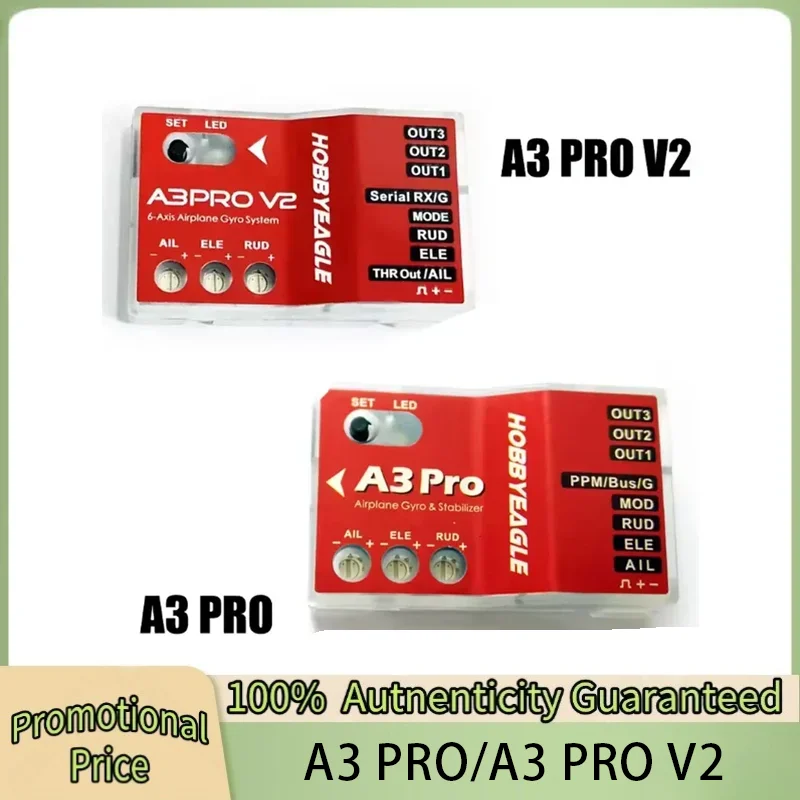 HobbyEagle A3 Pro / A3 Pro V2 Aeroplane RC Flight Controller Stabilizer System Stabilizer Gyro for RC Airplane Fixed-wing Copter