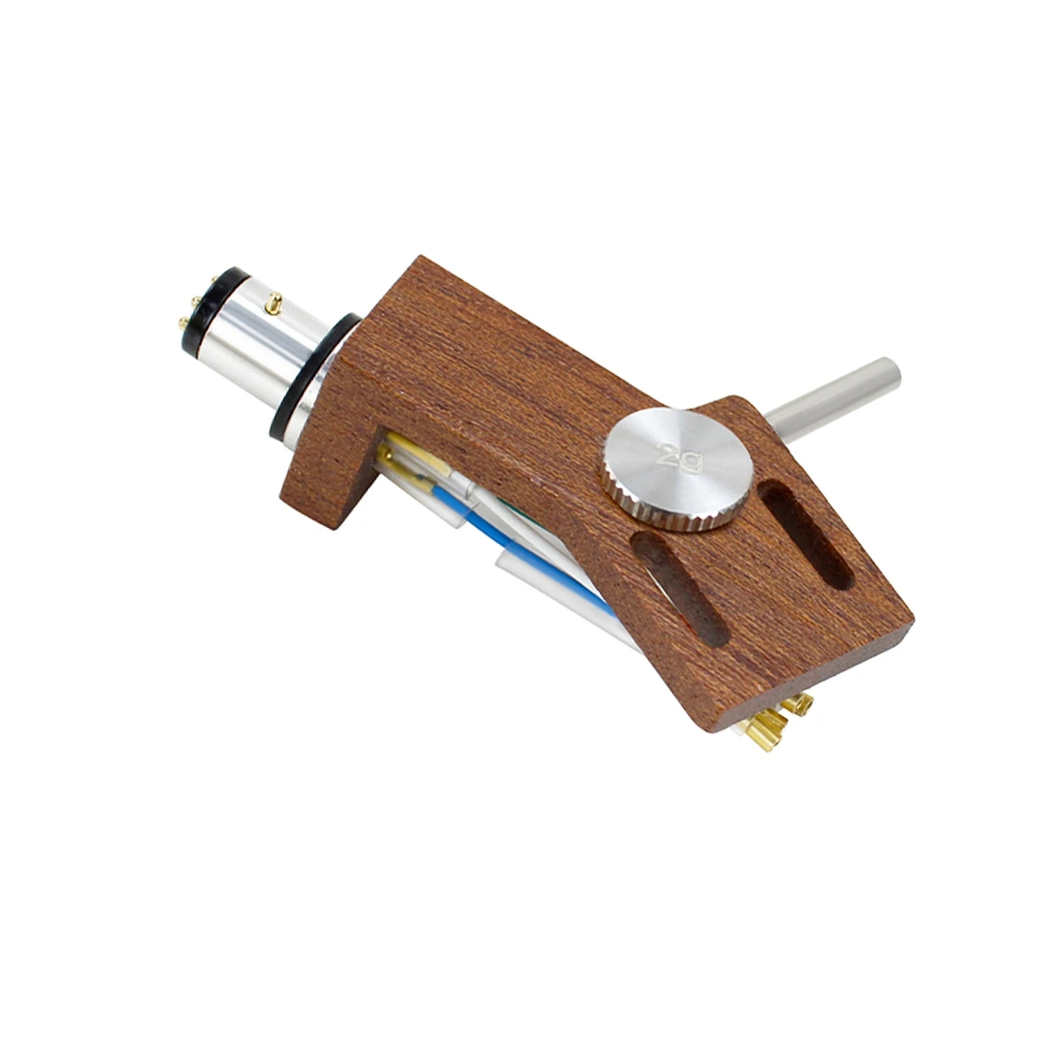 

Vinyl Phono Wood Phono Stand with 4-Color Line Curved Angle Phono Cover