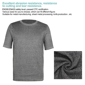 Geschnittenes resistentes Hemd 5 Level 5 T -Shirt Resistant Anti Slash Cut Short -Sleeved um den Hals 8 Hauptverkaufsverkaufsstufe 5 - №8