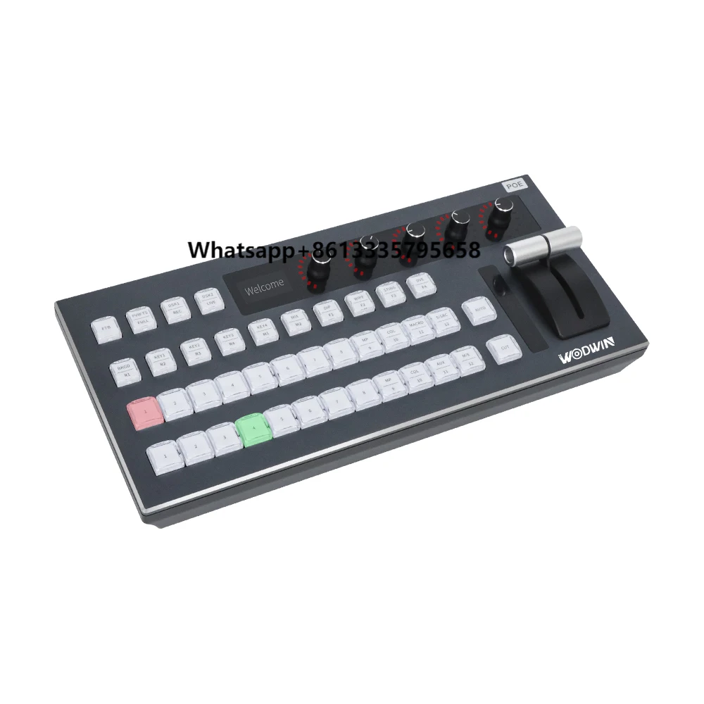 

Hot Selling 12 Channel VMix Atem IP Controller Panel Video Mixer Switcher Live Streaming for Sport Church TV Studio