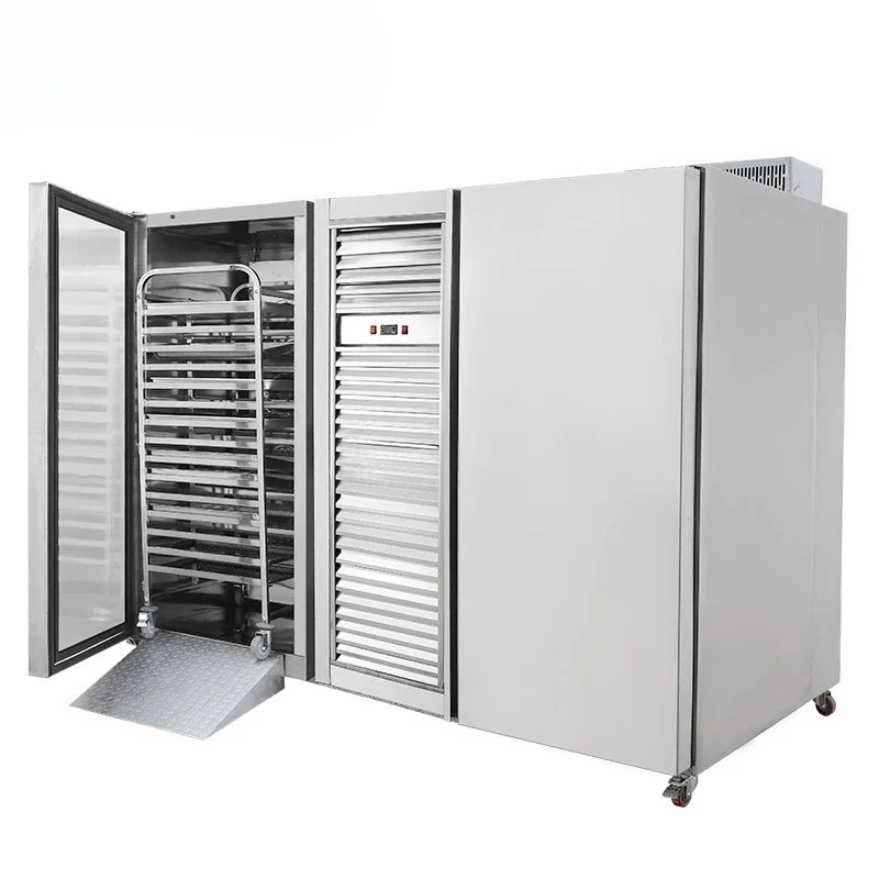 Certified -80 Degree Commercial Blast Steel Plate Freezer Restaurant Farm New Mobile Deep Shock Freezer 1900*940*2150mm