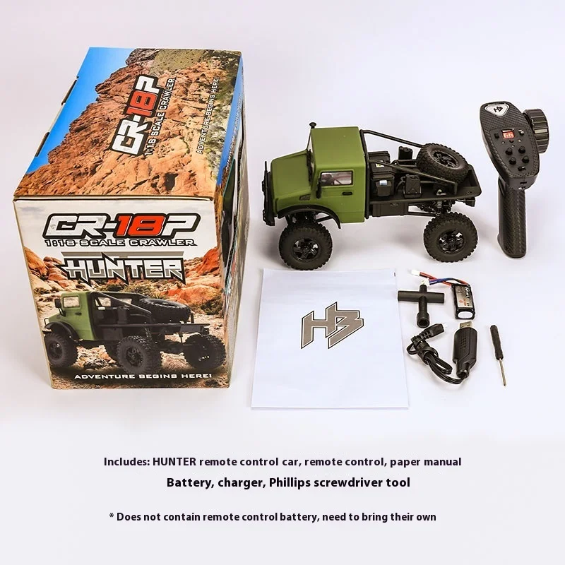 

Hobby Plus 1/18 Cr18p Trailhunter Hunter электрический пульт дистанционного управления полугрузовик внедорожный альпинистский автомобиль радиоуправляемая игрушка с дистанционным управлением