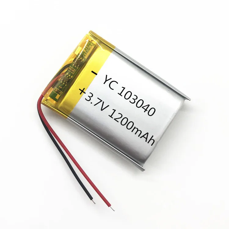 10pcs  Polymer Cell for 103040 1200mAh, GPS & Bicycle LED Light