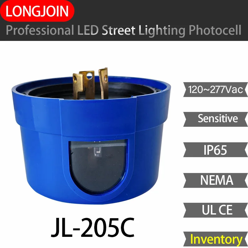 JL-205C Photoswitch Sensor Switch Auto on Off Photocell Street Light Control AC Universal 110~277V With Waterproof